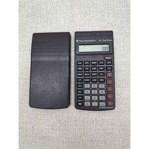 Texas‎ Instruments BA Real Estate Financial Calculator w Case